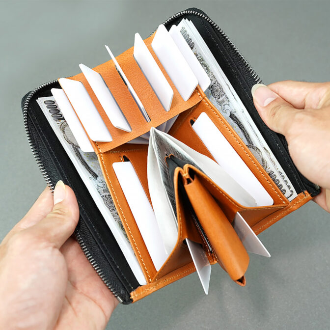 本革長財布 | Long WalletⅡ(革色ブラック) | WR Leather Craft