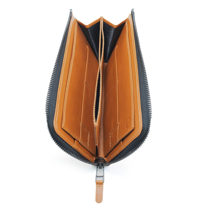 仕分けができる本革長財布