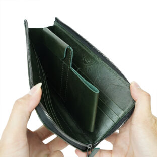 Long Wallet (革色グリーン)