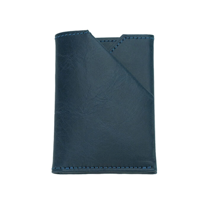 コンパクト財布| Tiny Wallet(革色ネイビー) | WR Leather Craft