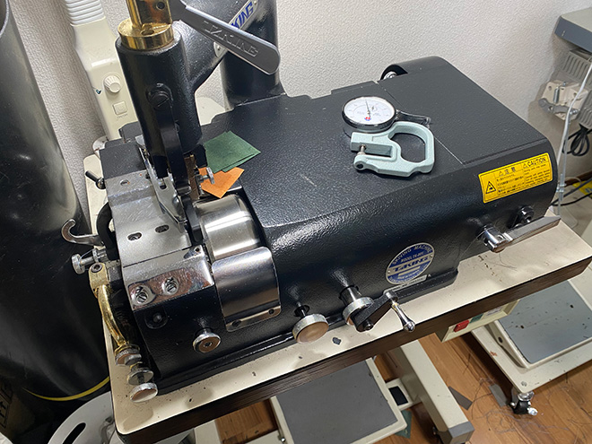 革漉き006 | WR Leather Craft 革漉き機