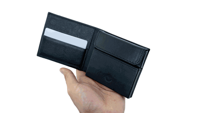 WR Leather Craft Box Type Wallet ブラック 財布 本革2つ折り財布 | Box Type Wallet(革色ブラック) | WR Leather