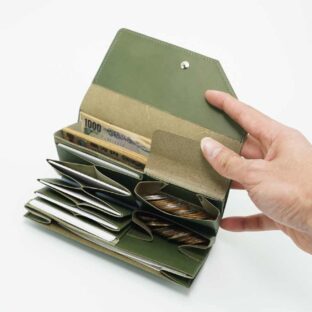 Long Wallet V (革色グリーン)