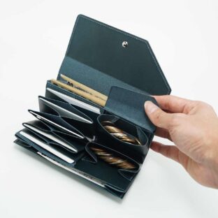Long Wallet V (革色ネイビー)